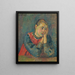 Kinder-Gemälde mit geneigtem Kopf - Alexej von Jawlensky — gerahmtes Bild an der Wand