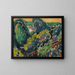 Landschaft am Ufer des Genfersees - Alexej von Jawlensky — gerahmtes Bild an der Wand