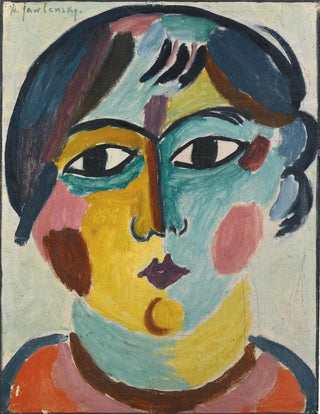 Alexej von Jawlensky - Mdchenkopf Die Asiatin Head of girl The Asian.webp