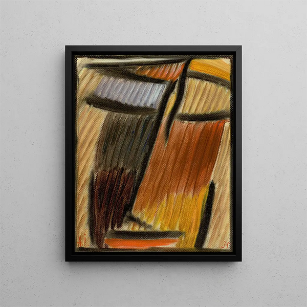 Meditation - Alexej von Jawlensky — gerahmtes Bild an der Wand