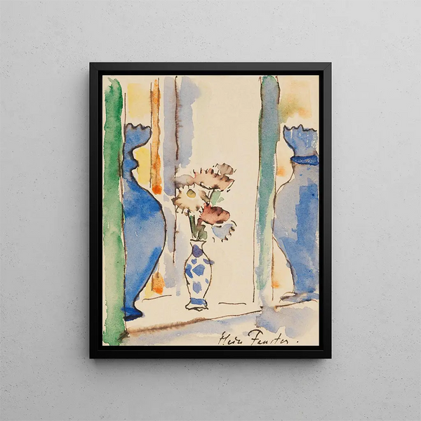 Mein Fenster - Alexej von Jawlensky — gerahmtes Bild an der Wand
