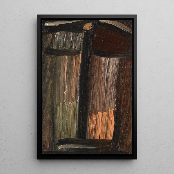 Meditation durchschnittliche Erde - Alexej von Jawlensky — gerahmtes Bild an der Wand