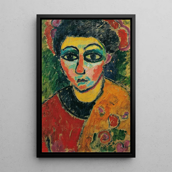 Reproduktion des Gemäldes Portrait einer Dame - Alexej von Jawlensky