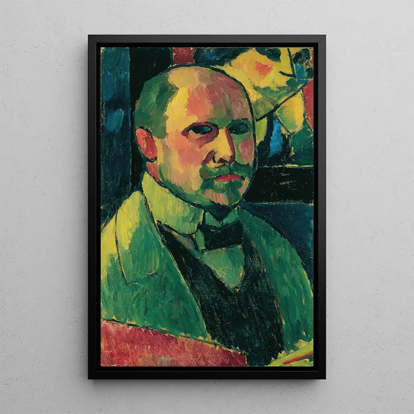 Reproduktion des Gemäldes Selbstporträt - Alexej von Jawlensky