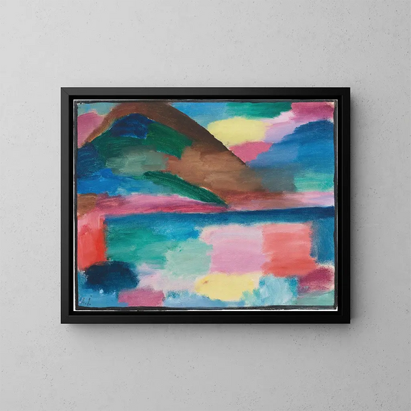 Sommertag in Ascona - Alexej von Jawlensky — gerahmtes Bild an der Wand