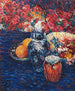 Stillleben mit Blumen und Früchten - Alexej von Jawlensky — Ansicht des Kunstwerks