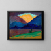 Sommerabend in Murnau - Alexej von Jawlensky — gerahmtes Bild an der Wand