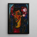 La Mantille bleue - Alexej von Jawlensky — gerahmtes Bild an der Wand