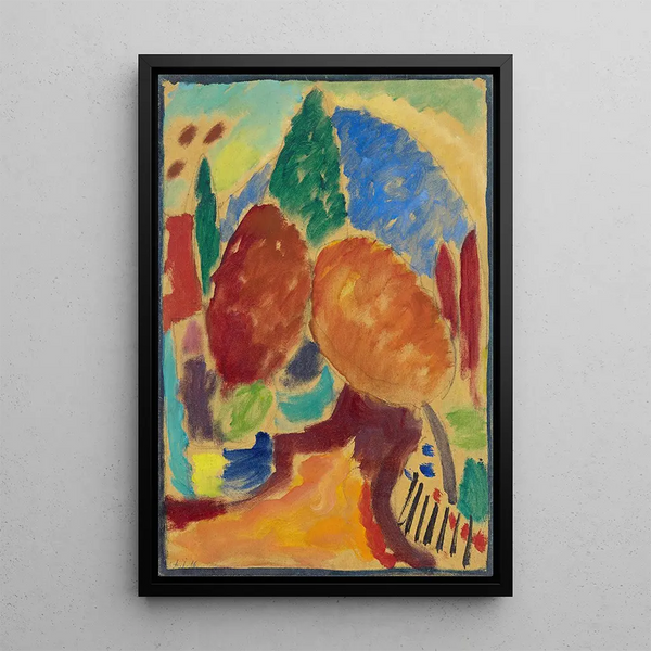 Reproduktion des Gemäldes Le Chemin orange - Alexej von Jawlensky