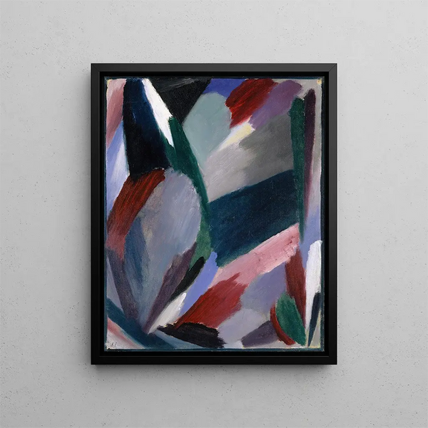 Variation Hiver rigoureux - Alexej von Jawlensky — gerahmtes Bild an der Wand