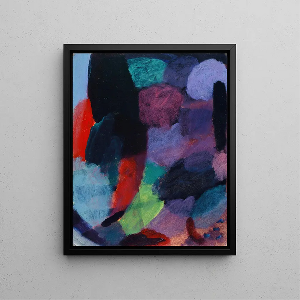 Variation Nacht - Alexej von Jawlensky — gerahmtes Bild an der Wand