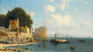 Alexey Petrovich Bogolyubov - Coastline Near Sorrento.webp