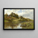 Belaugh sur la Bure, Norfolk - Alfred Augustus Glendening — gerahmtes Bild an der Wand