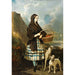 Junge Frau mit Hunden - Alfred de Dreux — Ansicht des Kunstwerks