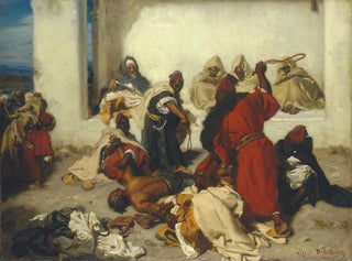 Alfred Dehodencq - The Captured Thief.webp