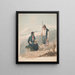 Mann und Frau von Chasna Tenerife - Alfred Diston — gerahmtes Bild an der Wand