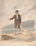 Mann stehend am Ufer - Alfred Diston — Ansicht des Kunstwerks