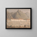 Platz im Dorf Los Silos, Teneriffa - Alfred Diston — gerahmtes Bild an der Wand