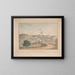 Blick vom Hafen von Martiánez, Orotava, Teneriffa - Alfred Diston — gerahmtes Bild an der Wand
