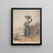 Frau von Victoria Tenerife - Alfred Diston — gerahmtes Bild an der Wand