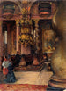 L'intérieur de l'église universitaire de Vienne - Alfred Edler von Pflügl — Ansicht des Kunstwerks