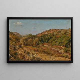 Alfred Henri Berthoud - Resting Goats in a Summer Landscape.webp