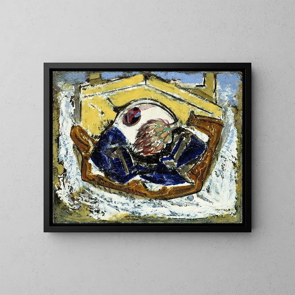 Stillleben mit Artischocke II - Alfred Henry Maurer — gerahmtes Bild an der Wand