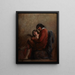 Salut aux braves et aux libres - Alfred Jacob Miller — gerahmtes Bild an der Wand
