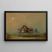 Indianer auf dem Kriegsweg - Alfred Jacob Miller — gerahmtes Bild an der Wand