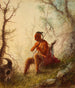 Indien Sioux auf einem Grab - Alfred Jacob Miller — Ansicht des Kunstwerks
