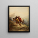 Der Scalp-Lock - Alfred Jacob Miller — gerahmtes Bild an der Wand