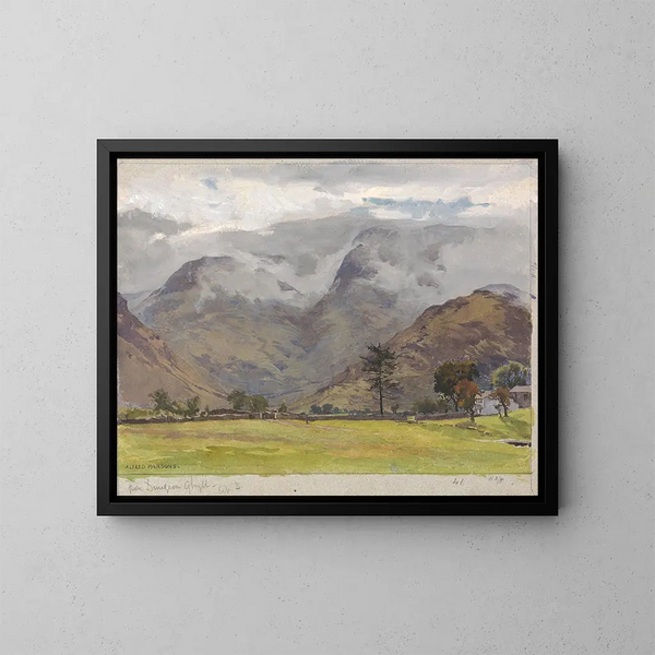 De Dungeon Ghyll - Alfred Parsons — gerahmtes Bild an der Wand