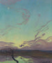 Landschaft bei Dämmerung - Alfred Proessdorf — Ansicht des Kunstwerks