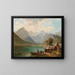 Über den Achensee, Tirol - Alfred Schönberger — gerahmtes Bild an der Wand