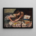 Der Dichter und seine Muse - Alfred Schwarzschild — gerahmtes Bild an der Wand