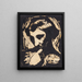 Portrait eines Mannes - Alfred Simonsen — gerahmtes Bild an der Wand
