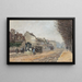 Boulevard Héloïse - Alfred Sisley — gerahmtes Bild an der Wand