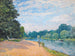 La Tamise avec l'église de Hampton - Alfred Sisley — Ansicht des Kunstwerks