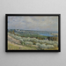 Die Terrasse in Saint-Germain im Frühling - Alfred Sisley — gerahmtes Bild an der Wand