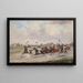 Bauernhochzeit in Ungarn - Alfred Steinacker — gerahmtes Bild an der Wand