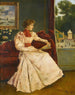 Chez soi - Alfred Stevens — Ansicht des Kunstwerks