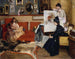 Im Atelier - Alfred Stevens — Ansicht des Kunstwerks