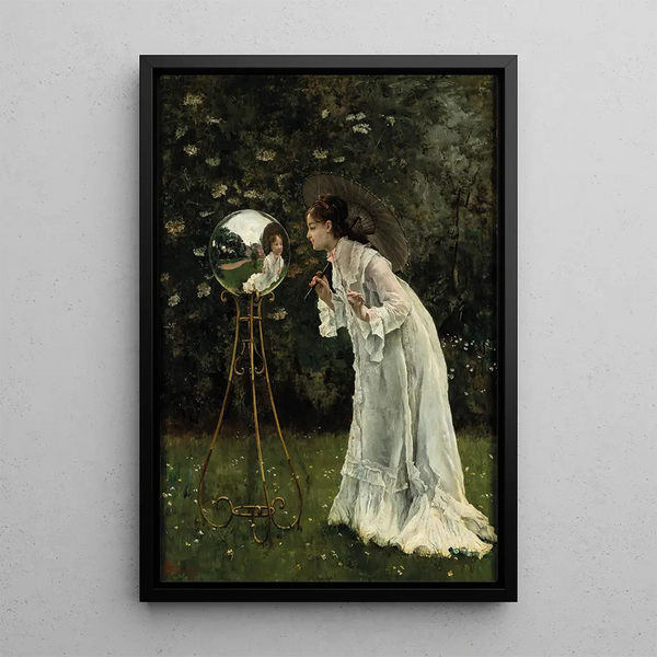 Reproduktion des Gemäldes Die silberne Kugel - Alfred Stevens