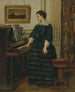 L'absence - Alfred Stevens — Ansicht des Kunstwerks