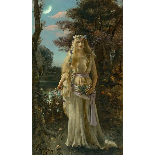 Reproduktion des Gemäldes Ophélie - Alfred Stevens