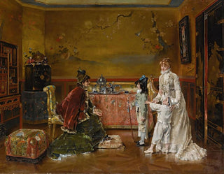 Alfred Stevens - Ready for the fancy dress ball.webp