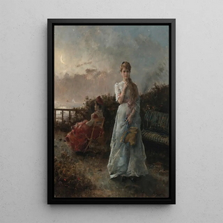 Alfred Stevens - Un Soir La Mer.webp