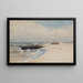 Flut bei Ebbe - Alfred Thompson Bricher — gerahmtes Bild an der Wand