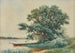 Boot auf einem Fluss - Alfred Thompson Bricher — Ansicht des Kunstwerks