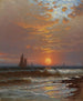 Segelboote bei Sonnenuntergang - Alfred Thompson Bricher — Ansicht des Kunstwerks